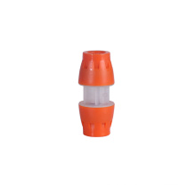 Micro duct straight male tube fitting hdpe microfit coupler connector